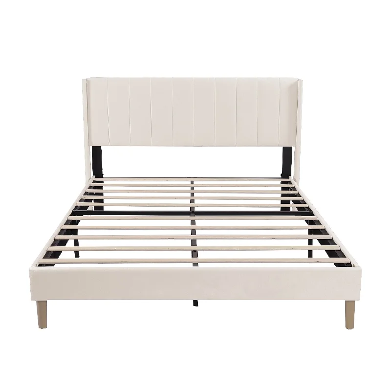 Alazyhome Upholstered Platform Bed Frame