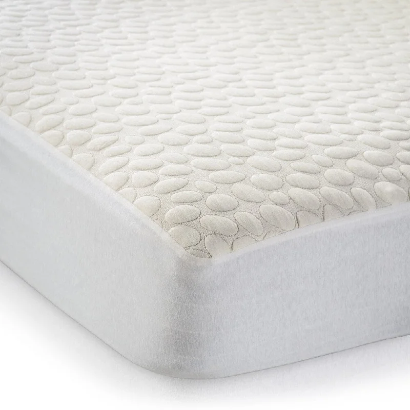 Christopher Knight Home Textured Organic Cotton Waterproof Crib Bed Bug Protector Encasement - White