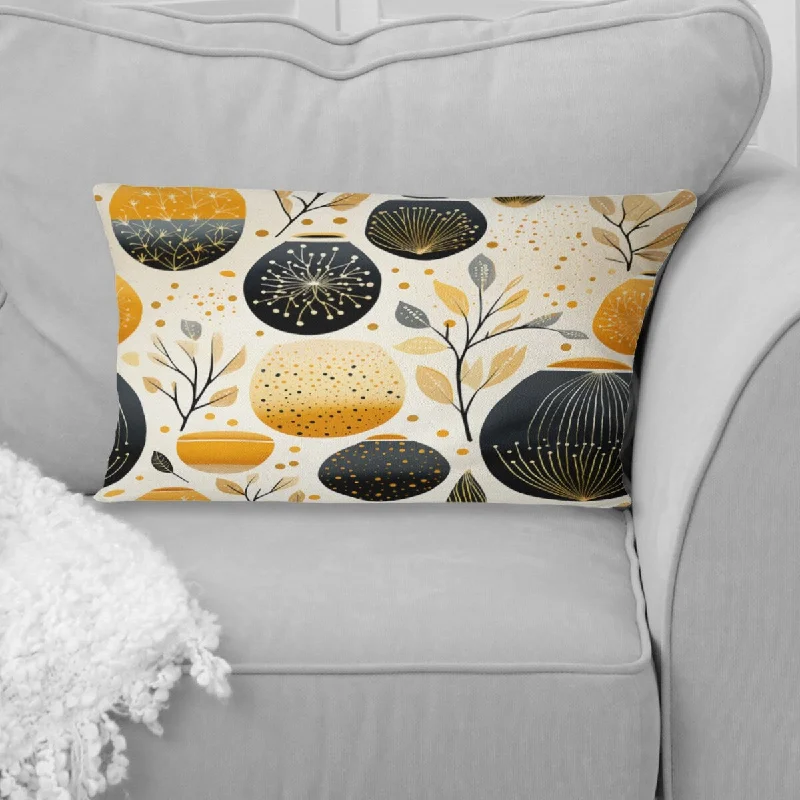 Designart "Minimalism Pottery Motifs" Boho Printed Throw Pillow