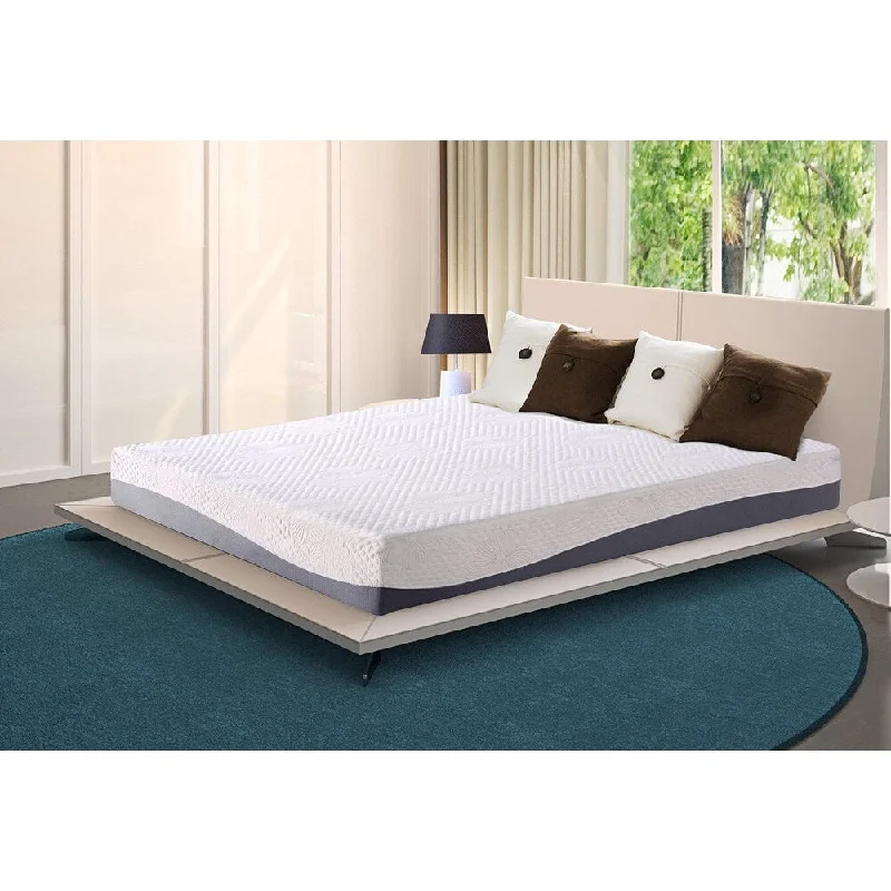 Full Mattress, 10 Inch Gel Memory Foam Mattress, Gel Infused for Comfort and Pressure Relief, CertiPUR-US Certified, Medium Firm