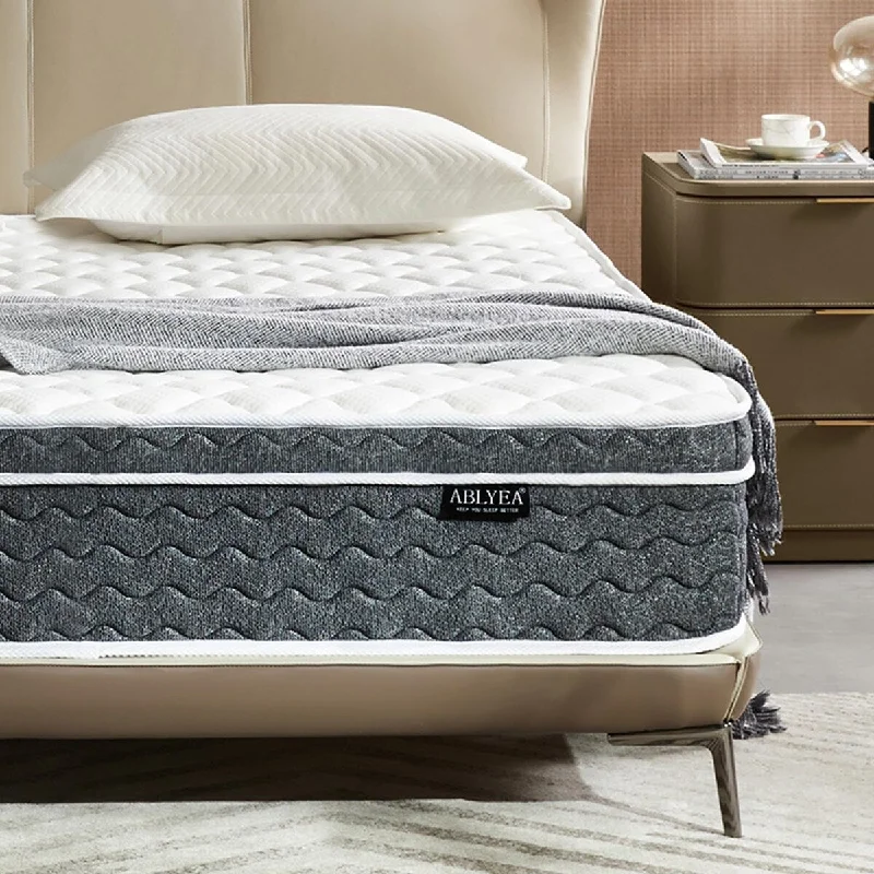 Full Mattress 10 Inch Hybrid Mattress in a Box with Gel Memory Foam, Individually Wrapped Pocket Coils Innerspring