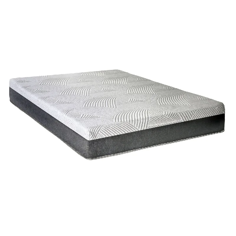 Furniture of America Jito Contemporary Grey Memory Foam Mattress