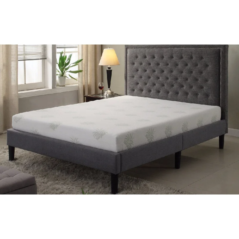 Layered Reversible 8-inch Queen-size Latex and Memory Foam Mattress