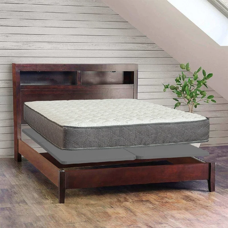 Onetan 9-Inch Pocketed Coil Rolled Medium Plush Mattress And 1" Wood Foldable Bunkie Board For Mattress.