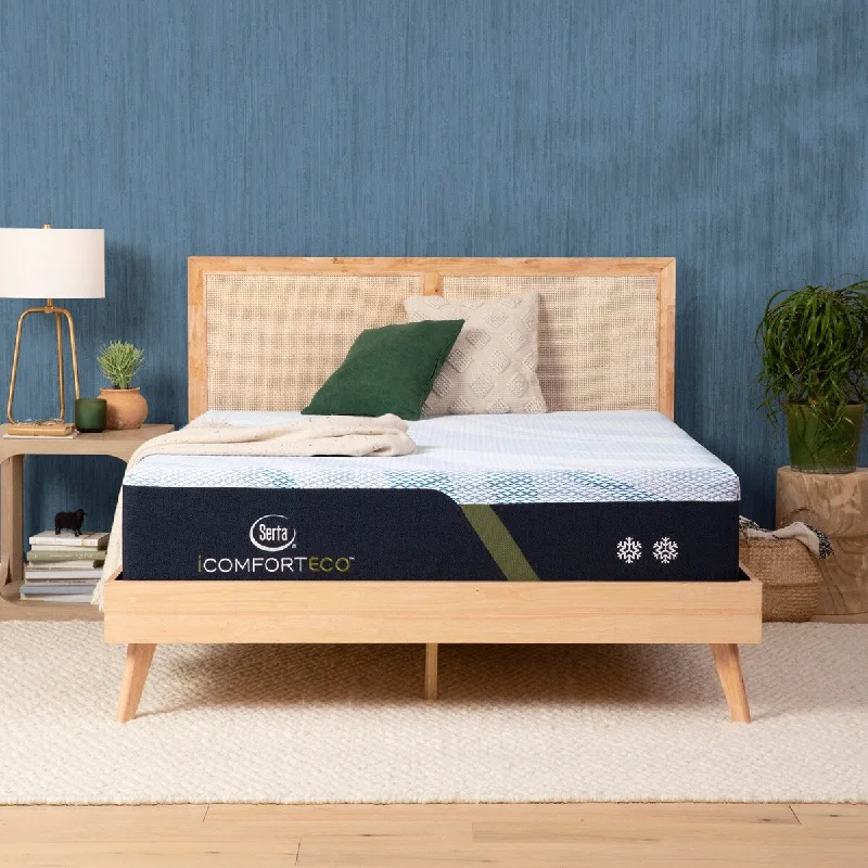 Serta iComfortECO F15GL 13.25" Memory Foam Firm Mattress Set