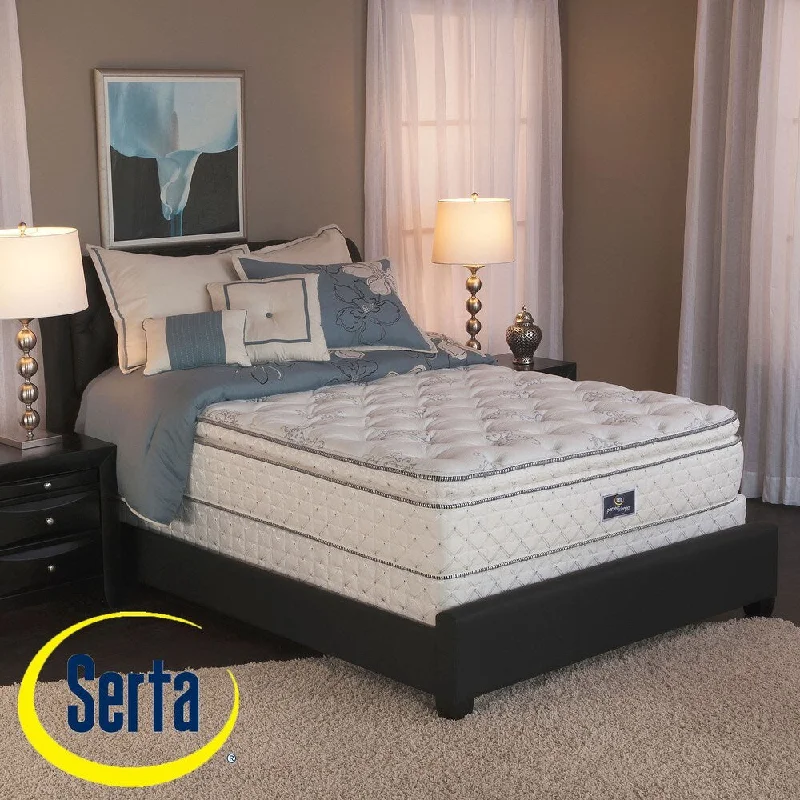 Serta Perfect Sleeper Liberation Pillow Top Queen-size Mattress and Box Spring Set - Off-White