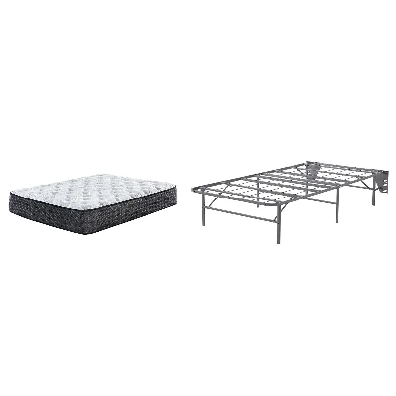 Signature Design by Ashley Limited Edition Plush Black/White 2-Piece Twin Mattress Package