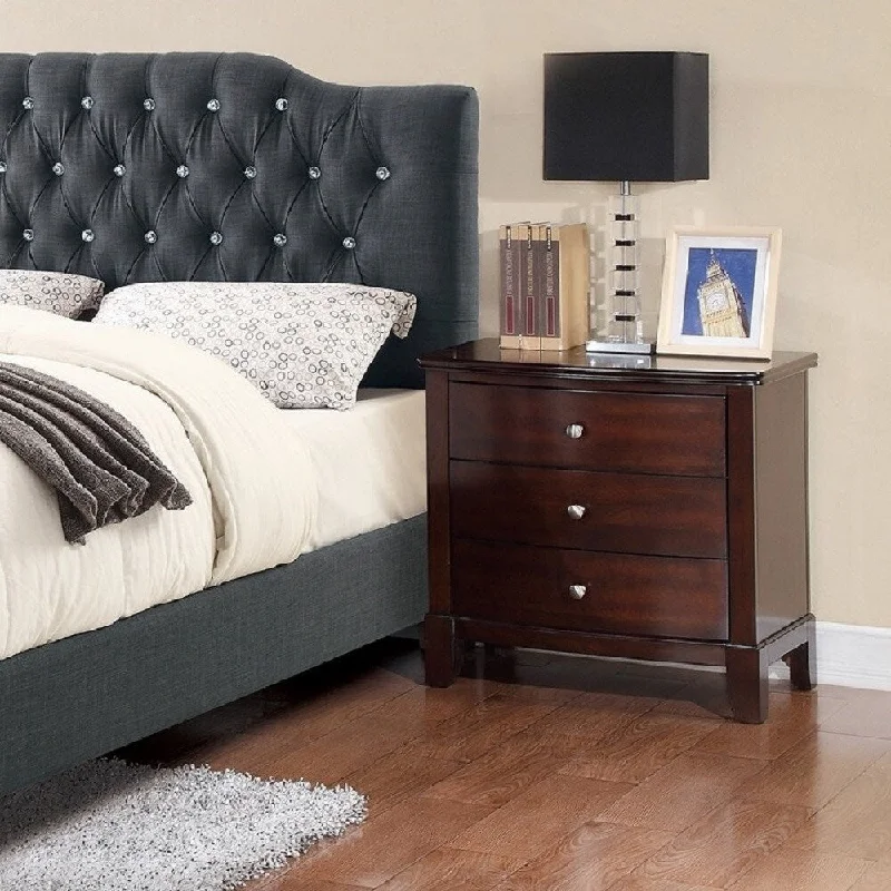 Simple Style Nightstand Bedroom Furniture with 3 Drawers