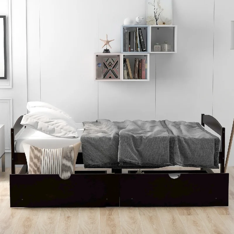 Twin Platform Daybed with 2 Drawers