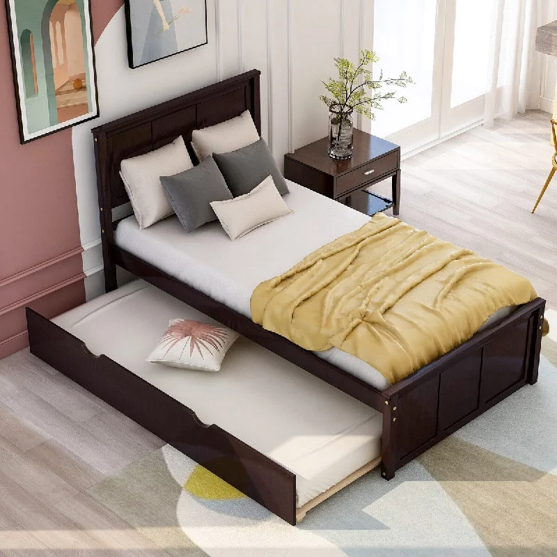 Twin Platform Wood Bedframe