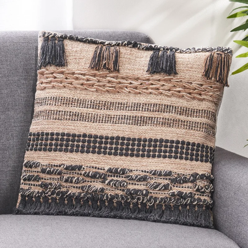 Bareva Hand-Loomed Boho Throw Pillow by Christopher Knight Home