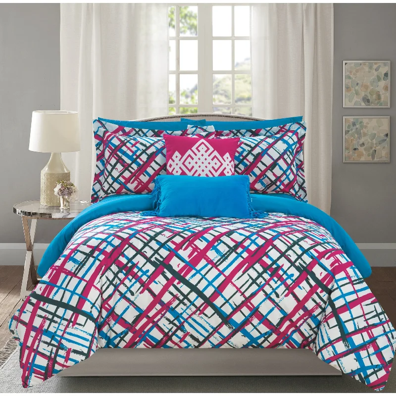 Chic Home Miro 9 Piece Reversible Miro Print Comforter Set