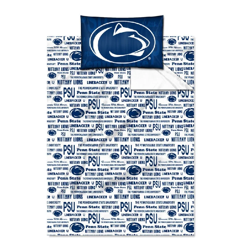 COL 820 Penn State 'Anthem' Twin-size Sheet Set