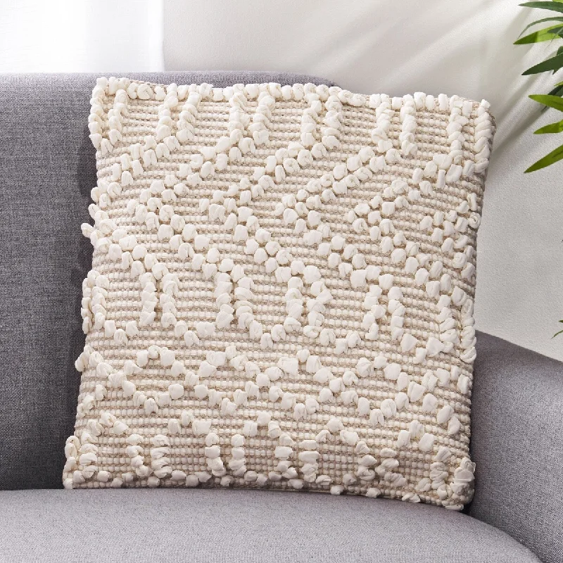 Delton Hand-Loomed Boho Pillow Cover by Christopher Knight Home