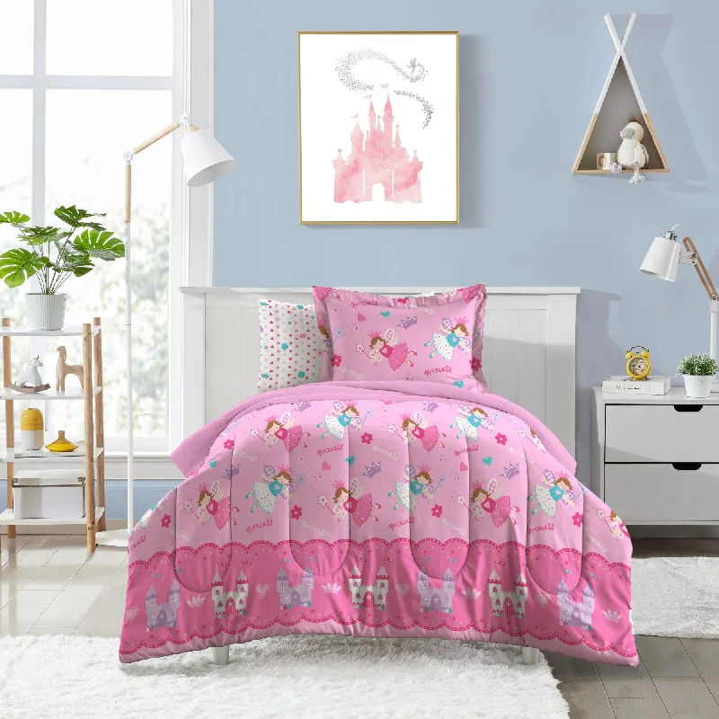 Dream Factory Magical Princess 4-piece Toddler Comforter Set