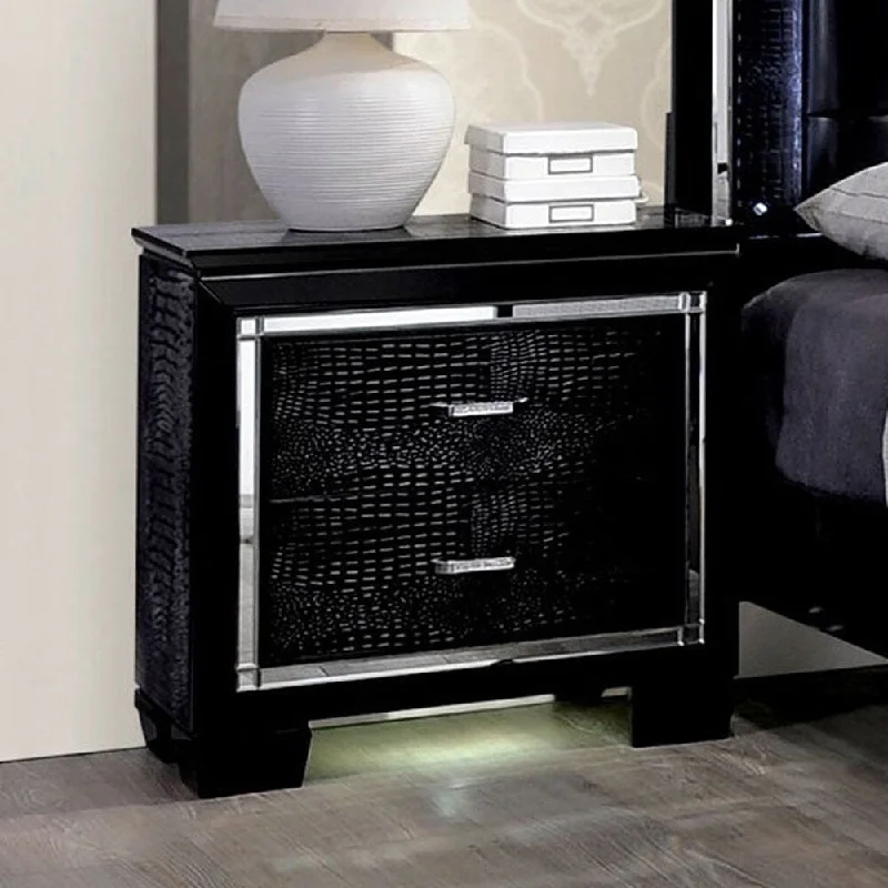 Esme Night Stand in Black