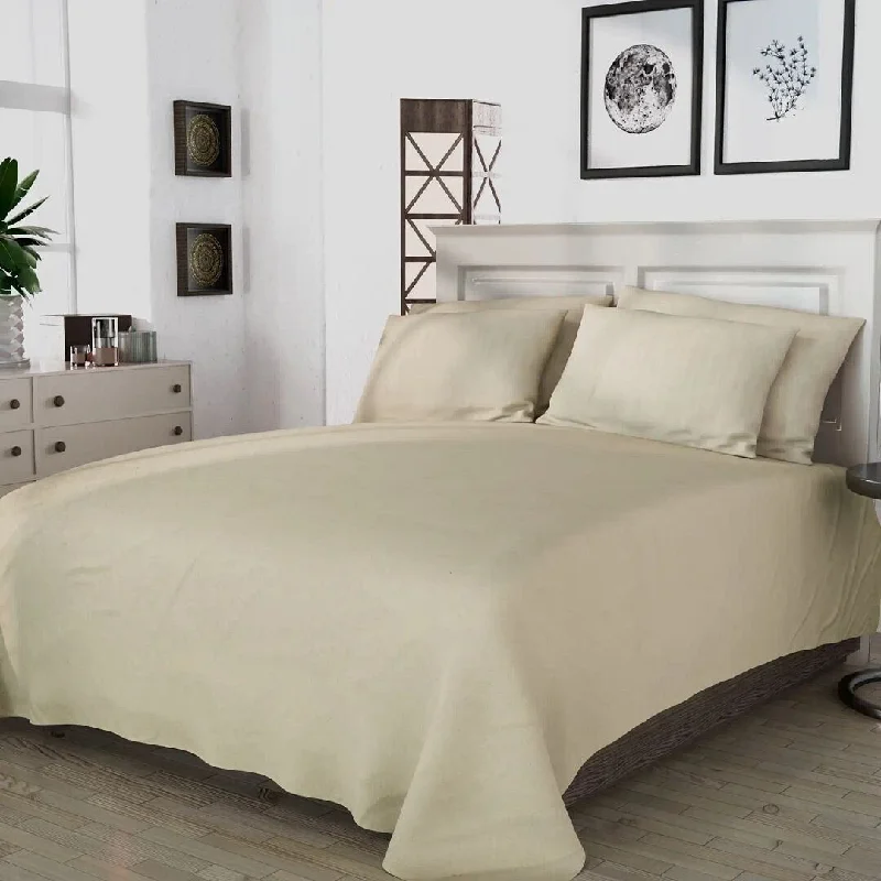 HOMESMART Beige polyester Embossed 6pcs Sheet Set Mothers Day Gifts