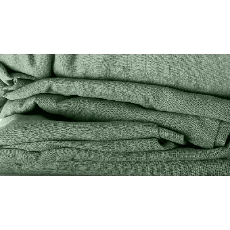 Laurel & Mayfair Linen Cotton Sheet Set, Green