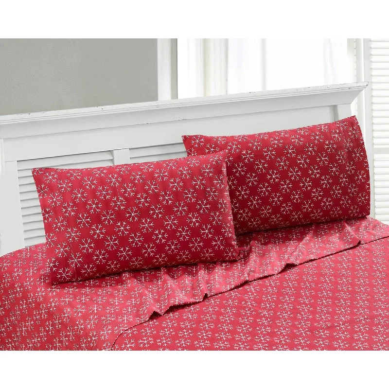 Rustic Cabin- Wander Red Sheet Set