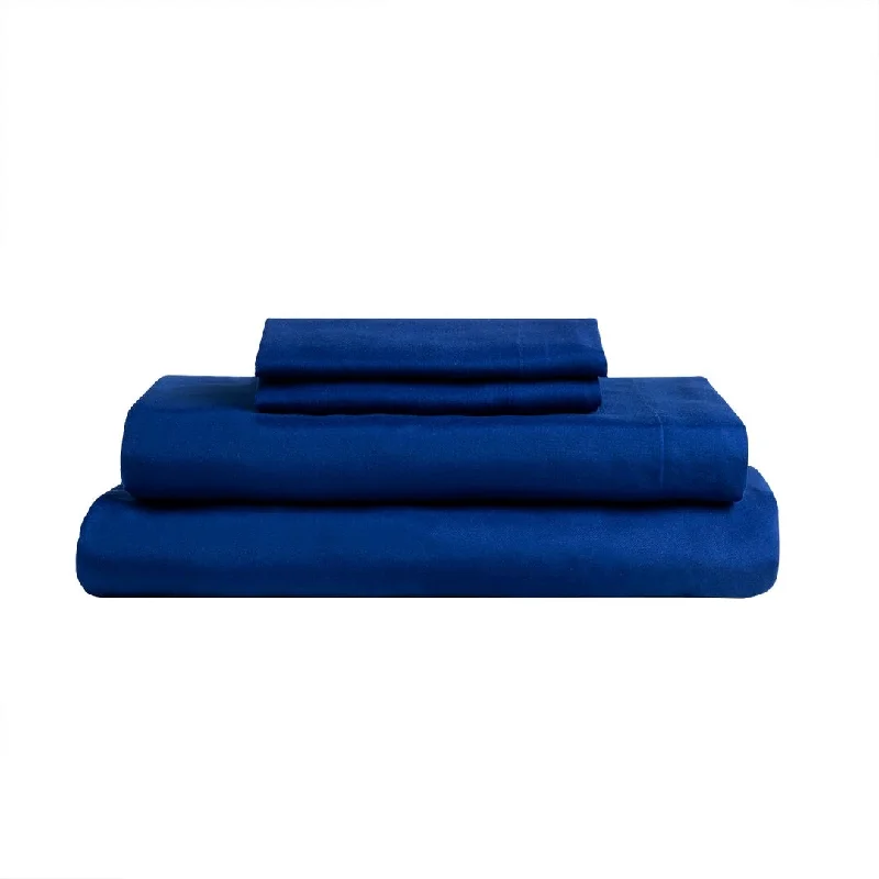 Soft & Cozy Brushed 3Pc 75Gsm Sheet Set Sodalite Blue Full