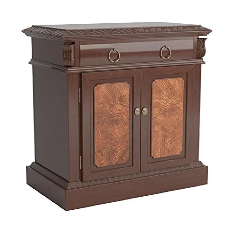 Coaster Home Furnishings Grand Prado Collection Nightstand, Cappuccino