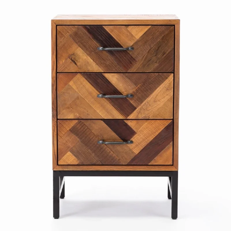 Designs Benton 3 Drawer Nightstand