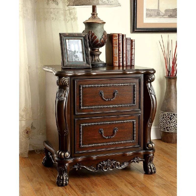 Williams Home Furnishing Castlewood Traditional Night Stand in Cherry