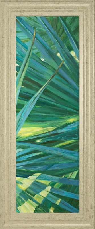 Fan Palm II By Suzanne Wilkins - Framed Print Wall Art - Green