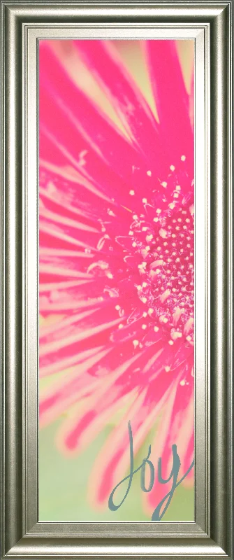 Joy Flower By Susan Bryant - Framed Print Wall Art - Pink