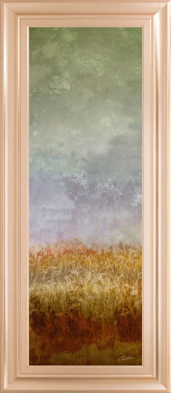 Lush Field Il By John Butler - Framed Print Wall Art - Dark Gray