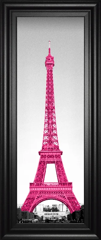 Pretty In Paris By Emily Navas - Framed Print Wall Art - Pink