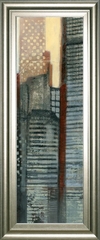 Urban Landscape V By Norman Wyatt - Framed Print Wall Artt - Dark Gray