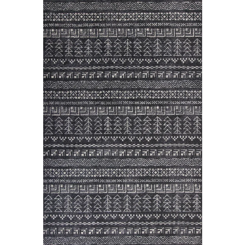 Carmen Charcoal Tulum Area Rug