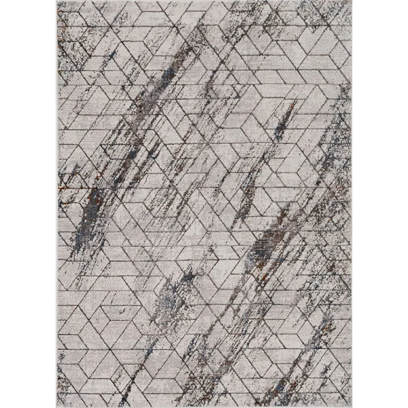 Inspire Ivory Elliott Area Rug - 5' x 8'