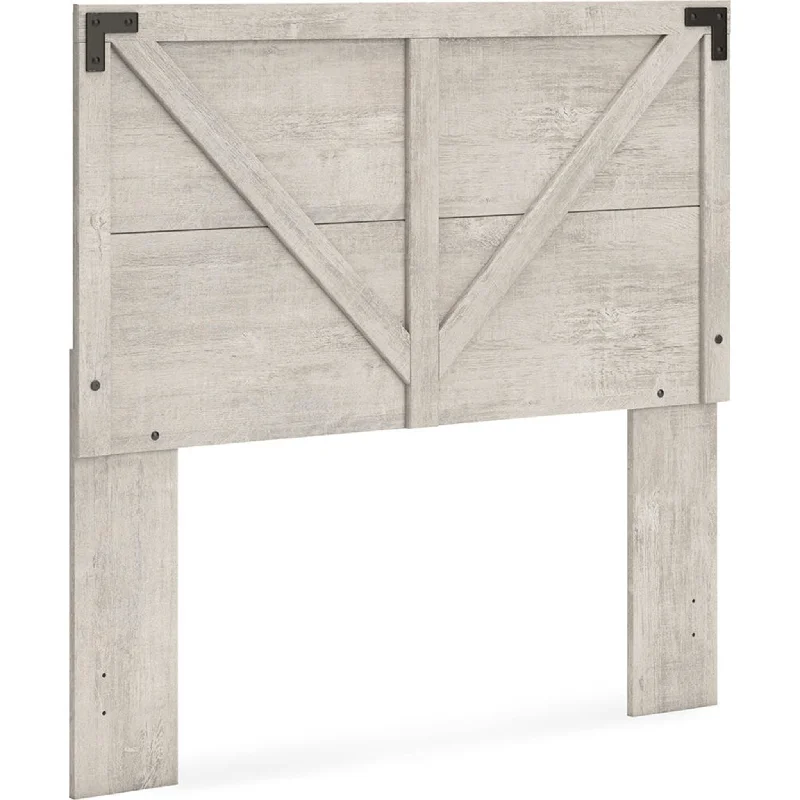 Shawburn Full Panel Headboard - Whitewash