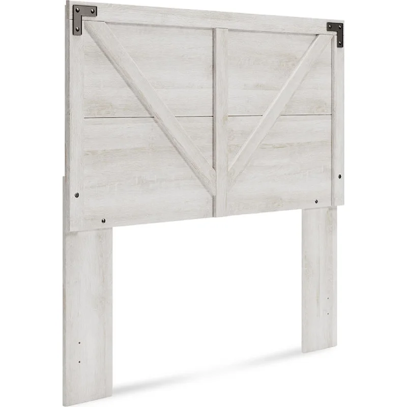 Shawburn Full Panel Headboard - Whitewash