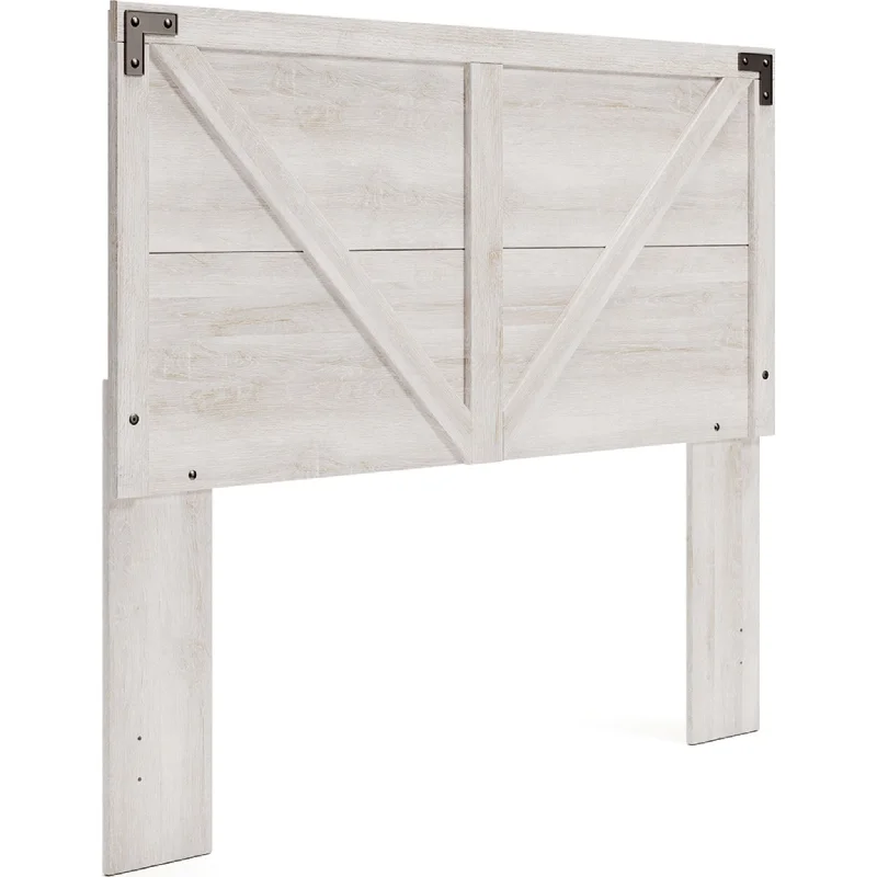 Shawburn Queen Panel Headboard - White/Gray